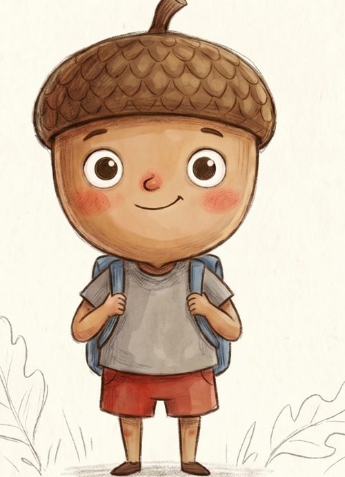 Dylan the Acorn — official character artwork